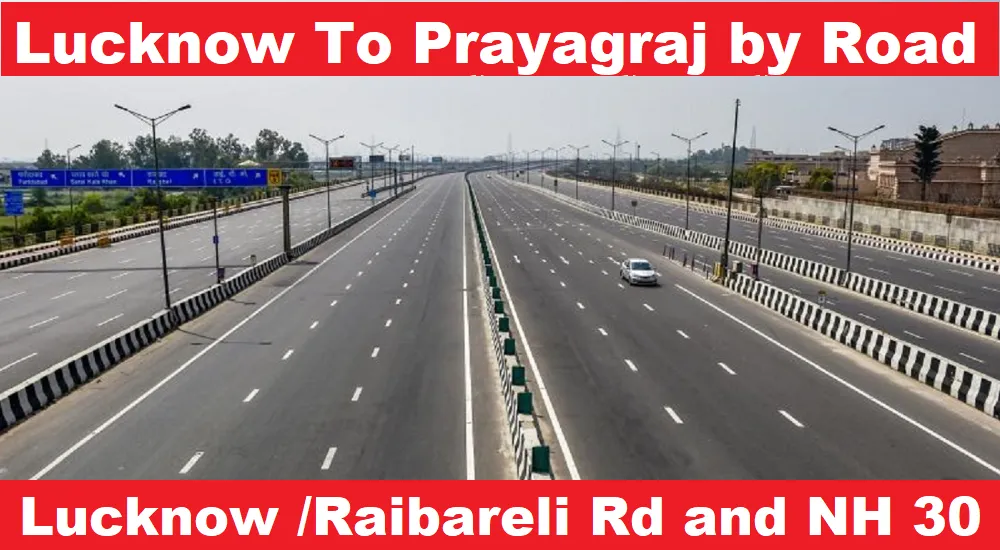 lucknow to prayagraj distance