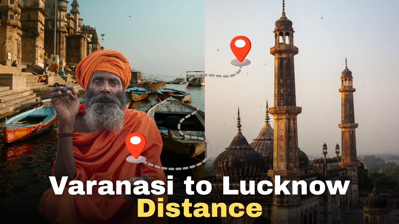 varanasi to lucknow distance